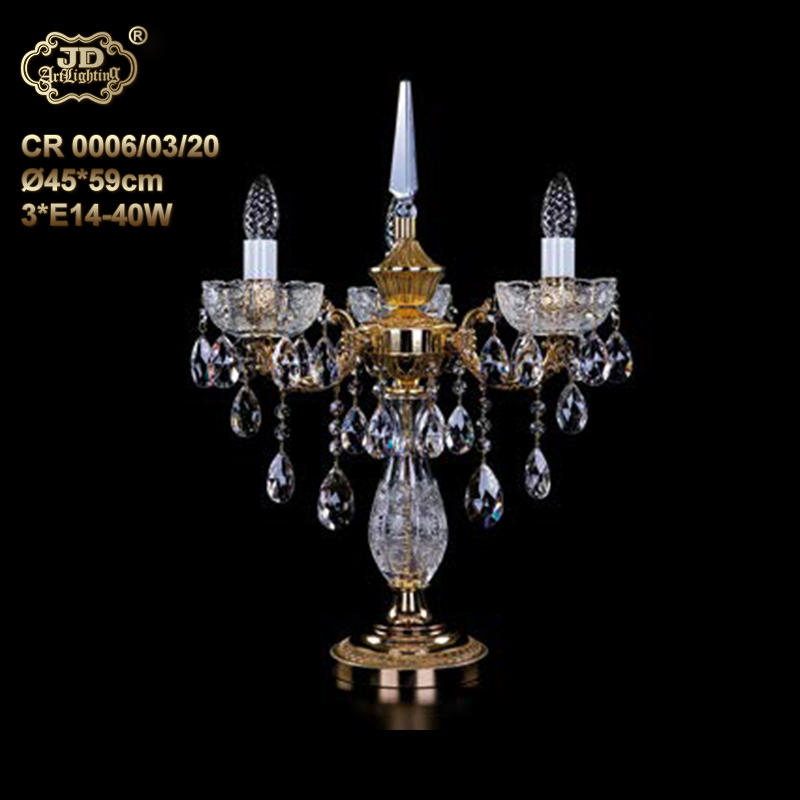 原装进口3头全铜水晶台灯 ￥11399元 会员优惠